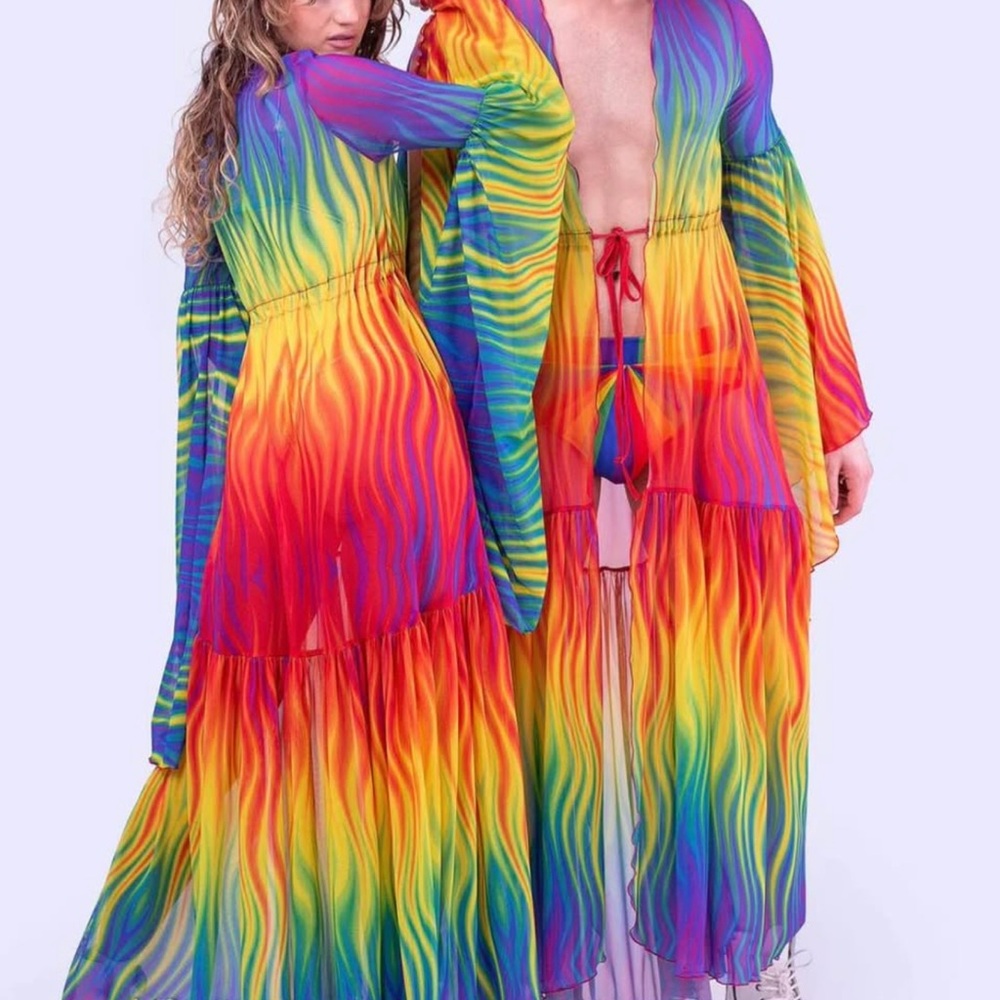 BADINKA Rainbow Mesh Duster - Picture 2 of 2